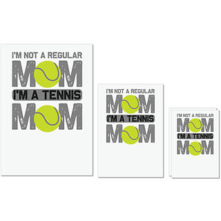 UDNAG Untearable Waterproof Stickers 155GSM 'Tennis | I am not' A4 x 1pc, A5 x 1pc & A6 x 2pc UDNAG Untearable Waterproof Stickers 155GSM 'Tennis | I am not' A4 x 1pc, A5 x 1pc & A6 x 2pc