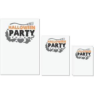 UDNAG Untearable Waterproof Stickers 155GSM 'Halloween | Halloween Party' A4 x 1pc, A5 x 1pc & A6 x 2pc UDNAG Untearable Waterproof Stickers 155GSM 'Halloween | Halloween Party' A4 x 1pc, A5 x 1pc & A6 x 2pc