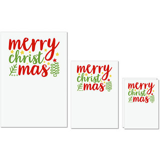 UDNAG Untearable Waterproof Stickers 155GSM 'Christmas | merry christmassss' A4 x 1pc, A5 x 1pc & A6 x 2pc UDNAG Untearable Waterproof Stickers 155GSM 'Christmas | merry christmassss' A4 x 1pc, A5 x 1pc & A6 x 2pc