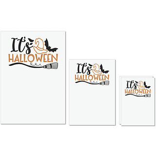 UDNAG Untearable Waterproof Stickers 155GSM 'Halloween | Its Halloween' A4 x 1pc, A5 x 1pc & A6 x 2pc UDNAG Untearable Waterproof Stickers 155GSM 'Halloween | Its Halloween' A4 x 1pc, A5 x 1pc & A6 x 2pc
