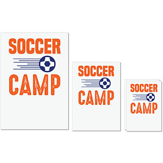 UDNAG Untearable Waterproof Stickers 155GSM 'Football | Soccer camp1' A4 x 1pc, A5 x 1pc & A6 x 2pc UDNAG Untearable Waterproof Stickers 155GSM 'Football | Soccer camp1' A4 x 1pc, A5 x 1pc & A6 x 2pc