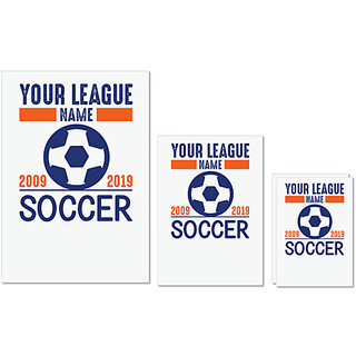 UDNAG Untearable Waterproof Stickers 155GSM 'Football | Your league' A4 x 1pc, A5 x 1pc & A6 x 2pc UDNAG Untearable Waterproof Stickers 155GSM 'Football | Your league' A4 x 1pc, A5 x 1pc & A6 x 2pc