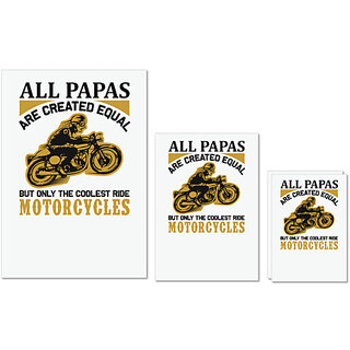 UDNAG Untearable Waterproof Stickers 155GSM 'Father | All papas' A4 x 1pc, A5 x 1pc & A6 x 2pc UDNAG Untearable Waterproof Stickers 155GSM 'Father | All papas' A4 x 1pc, A5 x 1pc & A6 x 2pc