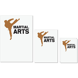 UDNAG Untearable Waterproof Stickers 155GSM 'Martial Art | Martial' A4 x 1pc, A5 x 1pc & A6 x 2pc UDNAG Untearable Waterproof Stickers 155GSM 'Martial Art | Martial' A4 x 1pc, A5 x 1pc & A6 x 2pc