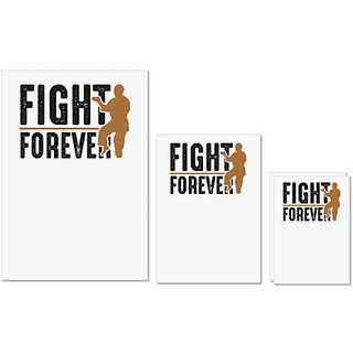 UDNAG Untearable Waterproof Stickers 155GSM 'Martial Art | Fight' A4 x 1pc, A5 x 1pc & A6 x 2pc UDNAG Untearable Waterproof Stickers 155GSM 'Martial Art | Fight' A4 x 1pc, A5 x 1pc & A6 x 2pc