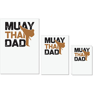 UDNAG Untearable Waterproof Stickers 155GSM 'Martial Art | Muay' A4 x 1pc, A5 x 1pc & A6 x 2pc UDNAG Untearable Waterproof Stickers 155GSM 'Martial Art | Muay' A4 x 1pc, A5 x 1pc & A6 x 2pc