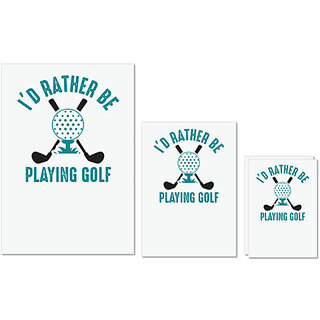 UDNAG Untearable Waterproof Stickers 155GSM 'Hockey | I'd rather' A4 x 1pc, A5 x 1pc & A6 x 2pc UDNAG Untearable Waterproof Stickers 155GSM 'Hockey | I'd rather' A4 x 1pc, A5 x 1pc & A6 x 2pc