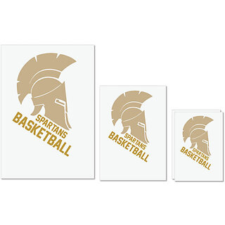 UDNAG Untearable Waterproof Stickers 155GSM 'Basketball | spartans' A4 x 1pc, A5 x 1pc & A6 x 2pc UDNAG Untearable Waterproof Stickers 155GSM 'Basketball | spartans' A4 x 1pc, A5 x 1pc & A6 x 2pc