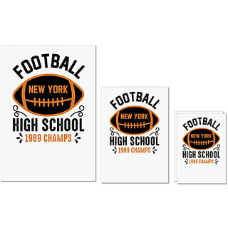 UDNAG Untearable Waterproof Stickers 155GSM 'Football | Football high' A4 x 1pc, A5 x 1pc & A6 x 2pc UDNAG Untearable Waterproof Stickers 155GSM 'Football | Football high' A4 x 1pc, A5 x 1pc & A6 x 2pc
