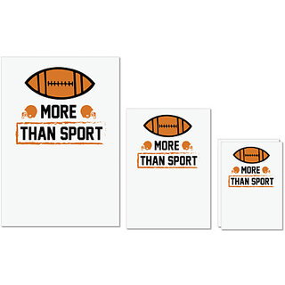 UDNAG Untearable Waterproof Stickers 155GSM 'Football | More Than copy' A4 x 1pc, A5 x 1pc & A6 x 2pc UDNAG Untearable Waterproof Stickers 155GSM 'Football | More Than copy' A4 x 1pc, A5 x 1pc & A6 x 2pc