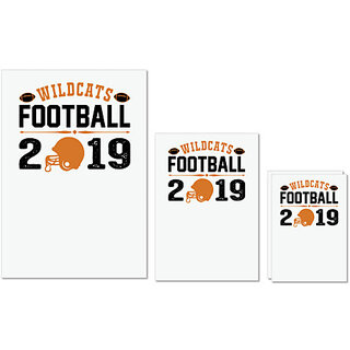 UDNAG Untearable Waterproof Stickers 155GSM 'Football | Wild' A4 x 1pc, A5 x 1pc & A6 x 2pc UDNAG Untearable Waterproof Stickers 155GSM 'Football | Wild' A4 x 1pc, A5 x 1pc & A6 x 2pc