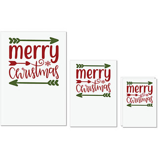 UDNAG Untearable Waterproof Stickers 155GSM 'Christmas | Merry christmass copy' A4 x 1pc, A5 x 1pc & A6 x 2pc UDNAG Untearable Waterproof Stickers 155GSM 'Christmas | Merry christmass copy' A4 x 1pc, A5 x 1pc & A6 x 2pc