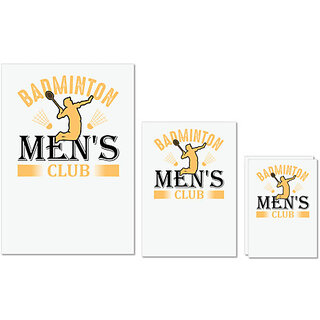 UDNAG Untearable Waterproof Stickers 155GSM 'Baseball | Badminton men's' A4 x 1pc, A5 x 1pc & A6 x 2pc UDNAG Untearable Waterproof Stickers 155GSM 'Baseball | Badminton men's' A4 x 1pc, A5 x 1pc & A6 x 2pc