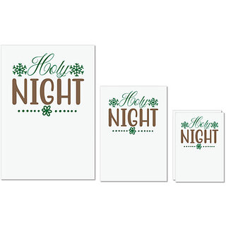 UDNAG Untearable Waterproof Stickers 155GSM 'Christmas | Holy night' A4 x 1pc, A5 x 1pc & A6 x 2pc UDNAG Untearable Waterproof Stickers 155GSM 'Christmas | Holy night' A4 x 1pc, A5 x 1pc & A6 x 2pc