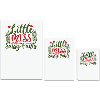 UDNAG Untearable Waterproof Stickers 155GSM 'Christmas | Little miss sassy pants' A4 x 1pc, A5 x 1pc & A6 x 2pc UDNAG Untearable Waterproof Stickers 155GSM 'Christmas | Little miss sassy pants' A4 x 1pc, A5 x 1pc & A6 x 2pc