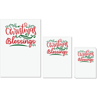 UDNAG Untearable Waterproof Stickers 155GSM 'Christmas | christmas blessings' A4 x 1pc, A5 x 1pc & A6 x 2pc UDNAG Untearable Waterproof Stickers 155GSM 'Christmas | christmas blessings' A4 x 1pc, A5 x 1pc & A6 x 2pc