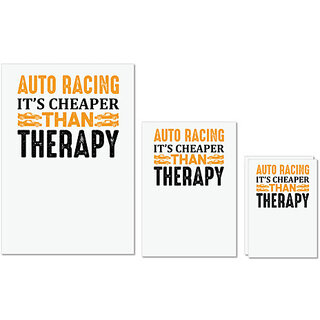 UDNAG Untearable Waterproof Stickers 155GSM 'Racing | Auto racing' A4 x 1pc, A5 x 1pc & A6 x 2pc UDNAG Untearable Waterproof Stickers 155GSM 'Racing | Auto racing' A4 x 1pc, A5 x 1pc & A6 x 2pc