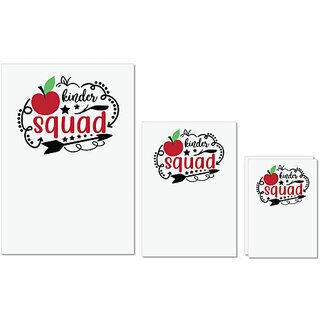 UDNAG Untearable Waterproof Stickers 155GSM 'Kinder | kinder squad' A4 x 1pc, A5 x 1pc & A6 x 2pc UDNAG Untearable Waterproof Stickers 155GSM 'Kinder | kinder squad' A4 x 1pc, A5 x 1pc & A6 x 2pc