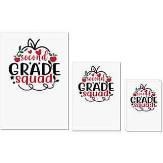 UDNAG Untearable Waterproof Stickers 155GSM 'Teacher Student | second grad squad' A4 x 1pc, A5 x 1pc & A6 x 2pc UDNAG Untearable Waterproof Stickers 155GSM 'Teacher Student | second grad squad' A4 x 1pc, A5 x 1pc & A6 x 2pc