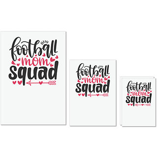 UDNAG Untearable Waterproof Stickers 155GSM 'Mother | football mom squad' A4 x 1pc, A5 x 1pc & A6 x 2pc UDNAG Untearable Waterproof Stickers 155GSM 'Mother | football mom squad' A4 x 1pc, A5 x 1pc & A6 x 2pc