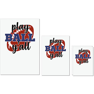 UDNAG Untearable Waterproof Stickers 155GSM 'Football | play ball y'all' A4 x 1pc, A5 x 1pc & A6 x 2pc UDNAG Untearable Waterproof Stickers 155GSM 'Football | play ball y'all' A4 x 1pc, A5 x 1pc & A6 x 2pc