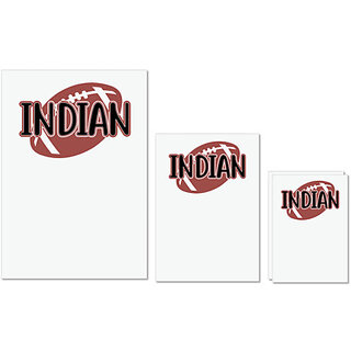 UDNAG Untearable Waterproof Stickers 155GSM 'Indian Football | Indian' A4 x 1pc, A5 x 1pc & A6 x 2pc UDNAG Untearable Waterproof Stickers 155GSM 'Indian Football | Indian' A4 x 1pc, A5 x 1pc & A6 x 2pc