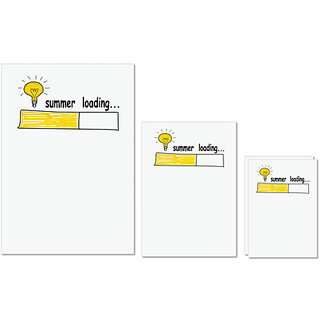 UDNAG Untearable Waterproof Stickers 155GSM 'Summer | Summer Loading' A4 x 1pc, A5 x 1pc & A6 x 2pc UDNAG Untearable Waterproof Stickers 155GSM 'Summer | Summer Loading' A4 x 1pc, A5 x 1pc & A6 x 2pc