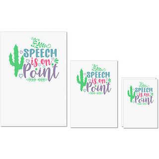 UDNAG Untearable Waterproof Stickers 155GSM 'Speech | speech is on point' A4 x 1pc, A5 x 1pc & A6 x 2pc UDNAG Untearable Waterproof Stickers 155GSM 'Speech | speech is on point' A4 x 1pc, A5 x 1pc & A6 x 2pc