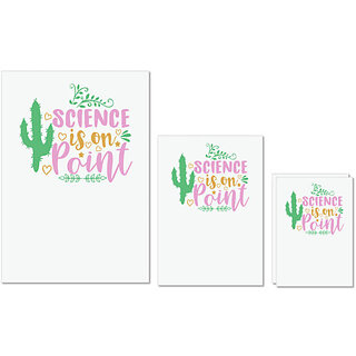 UDNAG Untearable Waterproof Stickers 155GSM 'Science | seience is on point' A4 x 1pc, A5 x 1pc & A6 x 2pc UDNAG Untearable Waterproof Stickers 155GSM 'Science | seience is on point' A4 x 1pc, A5 x 1pc & A6 x 2pc