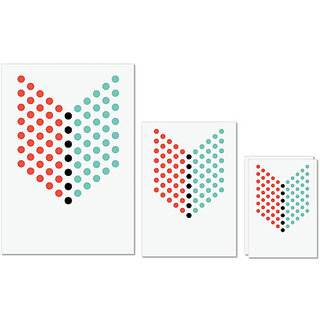 UDNAG Untearable Waterproof Stickers 155GSM 'Red blue dots | Drawing' A4 x 1pc, A5 x 1pc & A6 x 2pc UDNAG Untearable Waterproof Stickers 155GSM 'Red blue dots | Drawing' A4 x 1pc, A5 x 1pc & A6 x 2pc