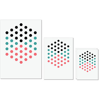 UDNAG Untearable Waterproof Stickers 155GSM 'Black blue orange dots | Drawing' A4 x 1pc, A5 x 1pc & A6 x 2pc UDNAG Untearable Waterproof Stickers 155GSM 'Black blue orange dots | Drawing' A4 x 1pc, A5 x 1pc & A6 x 2pc
