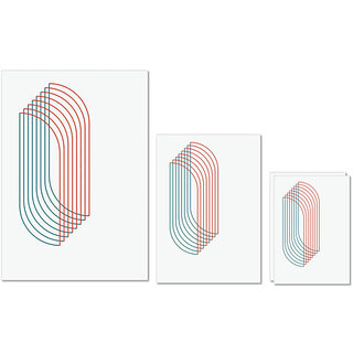 UDNAG Untearable Waterproof Stickers 155GSM 'Orange blue design | Drawing' A4 x 1pc, A5 x 1pc & A6 x 2pc UDNAG Untearable Waterproof Stickers 155GSM 'Orange blue design | Drawing' A4 x 1pc, A5 x 1pc & A6 x 2pc