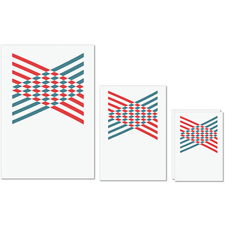 UDNAG Untearable Waterproof Stickers 155GSM 'blue red | Drawing' A4 x 1pc, A5 x 1pc & A6 x 2pc UDNAG Untearable Waterproof Stickers 155GSM 'blue red | Drawing' A4 x 1pc, A5 x 1pc & A6 x 2pc