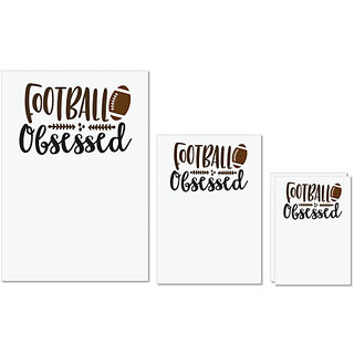 UDNAG Untearable Waterproof Stickers 155GSM 'Football | Football Obsessed' A4 x 1pc, A5 x 1pc & A6 x 2pc UDNAG Untearable Waterproof Stickers 155GSM 'Football | Football Obsessed' A4 x 1pc, A5 x 1pc & A6 x 2pc