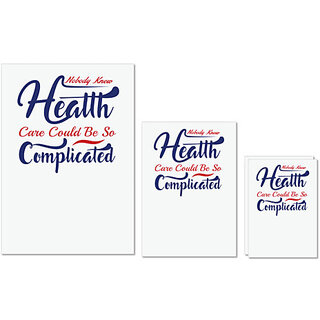 UDNAG Untearable Waterproof Stickers 155GSM 'Health Complicated | Donalt Trump' A4 x 1pc, A5 x 1pc & A6 x 2pc UDNAG Untearable Waterproof Stickers 155GSM 'Health Complicated | Donalt Trump' A4 x 1pc, A5 x 1pc & A6 x 2pc