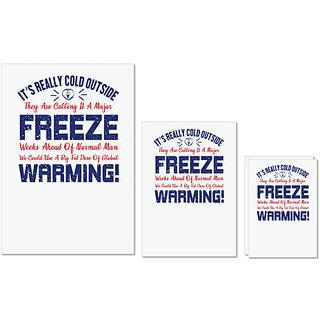 UDNAG Untearable Waterproof Stickers 155GSM 'Freez warming | Donalt Trump' A4 x 1pc, A5 x 1pc & A6 x 2pc UDNAG Untearable Waterproof Stickers 155GSM 'Freez warming | Donalt Trump' A4 x 1pc, A5 x 1pc & A6 x 2pc