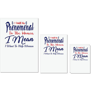 UDNAG Untearable Waterproof Stickers 155GSM 'Phenomenal | Donalt Trump' A4 x 1pc, A5 x 1pc & A6 x 2pc UDNAG Untearable Waterproof Stickers 155GSM 'Phenomenal | Donalt Trump' A4 x 1pc, A5 x 1pc & A6 x 2pc