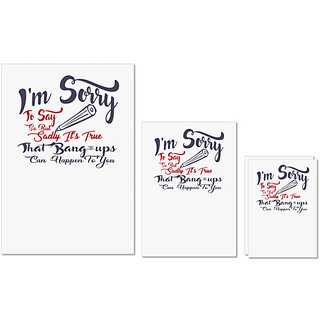 UDNAG Untearable Waterproof Stickers 155GSM 'Im sorry | Dr. Seuss' A4 x 1pc, A5 x 1pc & A6 x 2pc UDNAG Untearable Waterproof Stickers 155GSM 'Im sorry | Dr. Seuss' A4 x 1pc, A5 x 1pc & A6 x 2pc