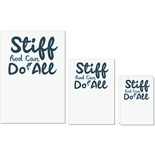 UDNAG Untearable Waterproof Stickers 155GSM 'Fishing | Stiff rod can' A4 x 1pc, A5 x 1pc & A6 x 2pc UDNAG Untearable Waterproof Stickers 155GSM 'Fishing | Stiff rod can' A4 x 1pc, A5 x 1pc & A6 x 2pc
