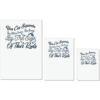 UDNAG Untearable Waterproof Stickers 155GSM 'Fishing | You can separate' A4 x 1pc, A5 x 1pc & A6 x 2pc UDNAG Untearable Waterproof Stickers 155GSM 'Fishing | You can separate' A4 x 1pc, A5 x 1pc & A6 x 2pc