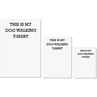 UDNAG Untearable Waterproof Stickers 155GSM 'Dogs | This is my t shirt' A4 x 1pc, A5 x 1pc & A6 x 2pc UDNAG Untearable Waterproof Stickers 155GSM 'Dogs | This is my t shirt' A4 x 1pc, A5 x 1pc & A6 x 2pc