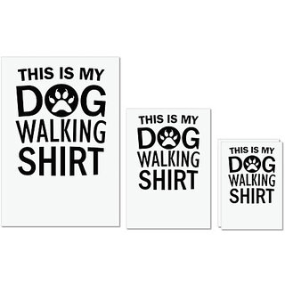 UDNAG Untearable Waterproof Stickers 155GSM 'Dogs | This is my dog shirt' A4 x 1pc, A5 x 1pc & A6 x 2pc UDNAG Untearable Waterproof Stickers 155GSM 'Dogs | This is my dog shirt' A4 x 1pc, A5 x 1pc & A6 x 2pc