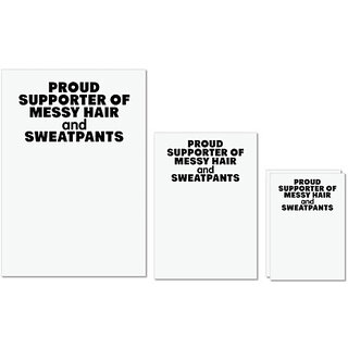 UDNAG Untearable Waterproof Stickers 155GSM 'Football | proud suportter of messy' A4 x 1pc, A5 x 1pc & A6 x 2pc UDNAG Untearable Waterproof Stickers 155GSM 'Football | proud suportter of messy' A4 x 1pc, A5 x 1pc & A6 x 2pc
