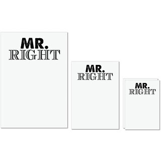 UDNAG Untearable Waterproof Stickers 155GSM 'Couple | mr. right' A4 x 1pc, A5 x 1pc & A6 x 2pc UDNAG Untearable Waterproof Stickers 155GSM 'Couple | mr. right' A4 x 1pc, A5 x 1pc & A6 x 2pc