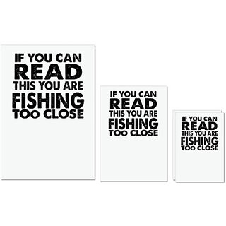 UDNAG Untearable Waterproof Stickers 155GSM 'Fishing | if you can read' A4 x 1pc, A5 x 1pc & A6 x 2pc UDNAG Untearable Waterproof Stickers 155GSM 'Fishing | if you can read' A4 x 1pc, A5 x 1pc & A6 x 2pc