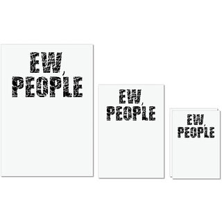 UDNAG Untearable Waterproof Stickers 155GSM 'People | ew, people' A4 x 1pc, A5 x 1pc & A6 x 2pc UDNAG Untearable Waterproof Stickers 155GSM 'People | ew, people' A4 x 1pc, A5 x 1pc & A6 x 2pc