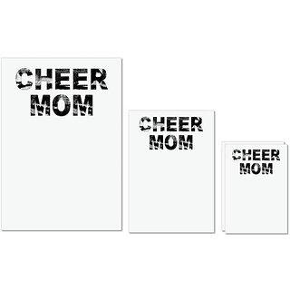UDNAG Untearable Waterproof Stickers 155GSM 'Mother | cheer mom' A4 x 1pc, A5 x 1pc & A6 x 2pc UDNAG Untearable Waterproof Stickers 155GSM 'Mother | cheer mom' A4 x 1pc, A5 x 1pc & A6 x 2pc