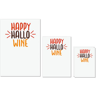 UDNAG Untearable Waterproof Stickers 155GSM 'Halloween | happy hallo ween' A4 x 1pc, A5 x 1pc & A6 x 2pc UDNAG Untearable Waterproof Stickers 155GSM 'Halloween | happy hallo ween' A4 x 1pc, A5 x 1pc & A6 x 2pc