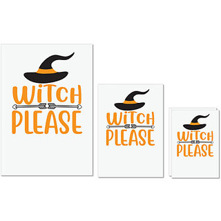 UDNAG Untearable Waterproof Stickers 155GSM 'Halloween | Witch Please' A4 x 1pc, A5 x 1pc & A6 x 2pc UDNAG Untearable Waterproof Stickers 155GSM 'Halloween | Witch Please' A4 x 1pc, A5 x 1pc & A6 x 2pc