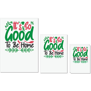 UDNAG Untearable Waterproof Stickers 155GSM 'Christmas | it's so to be home' A4 x 1pc, A5 x 1pc & A6 x 2pc UDNAG Untearable Waterproof Stickers 155GSM 'Christmas | it's so to be home' A4 x 1pc, A5 x 1pc & A6 x 2pc